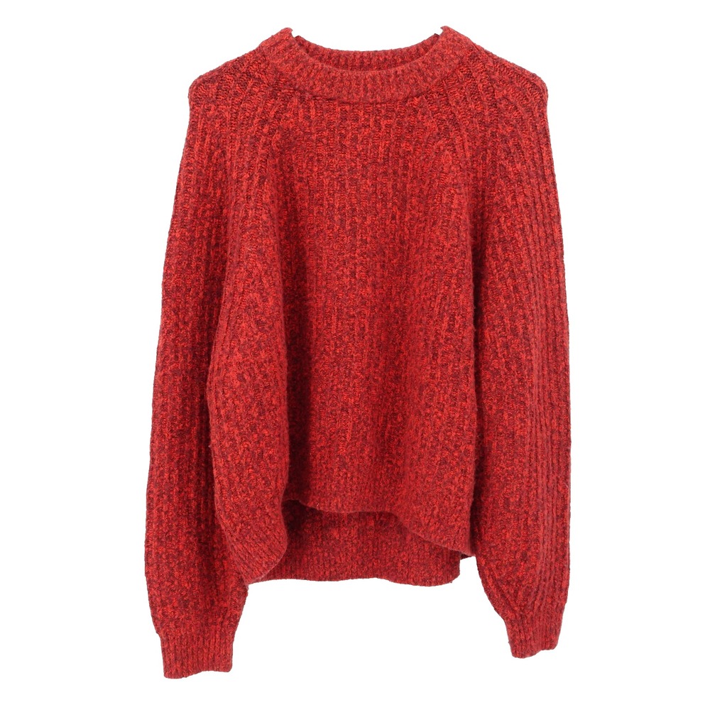 Madewell Chunky Knit Sweater SZ M Ribbed Cozy Relaxed Holiday Preppy Academia